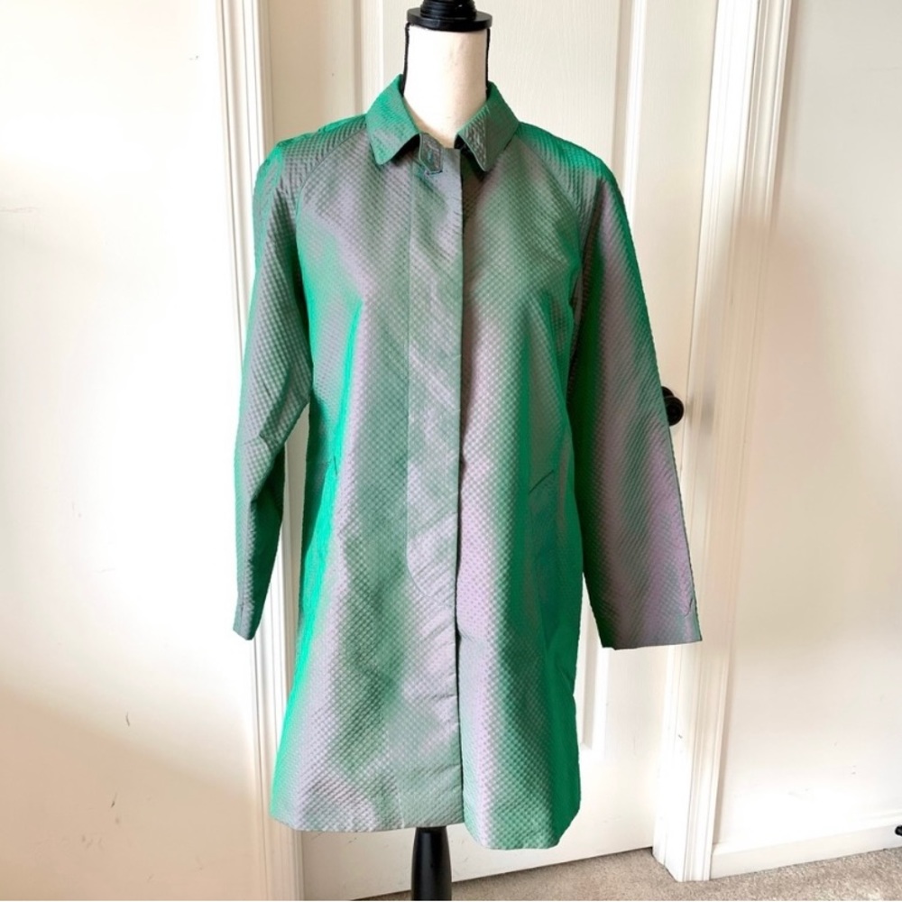 JHERI RICHARDS Iridescent Trench/Rain Coat